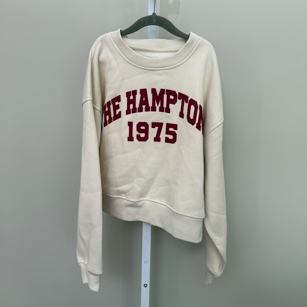 Zara kids The Hampton 1975 Cream Sweatshirt size 11-12